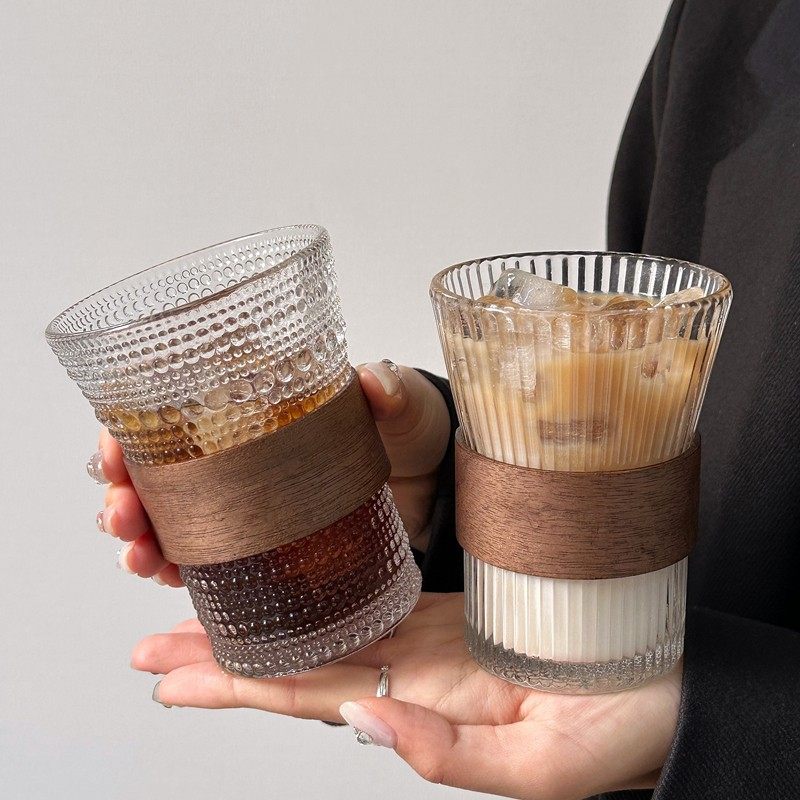 Minimalist Glass Coffee Cup Pour Over Drip Coffee Mug