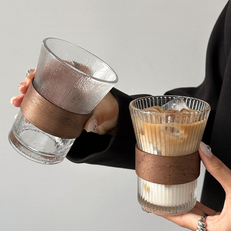 Minimalist Glass Coffee Cup Pour Over Drip Coffee Mug