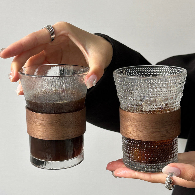 Minimalist Glass Coffee Cup Pour Over Drip Coffee Mug