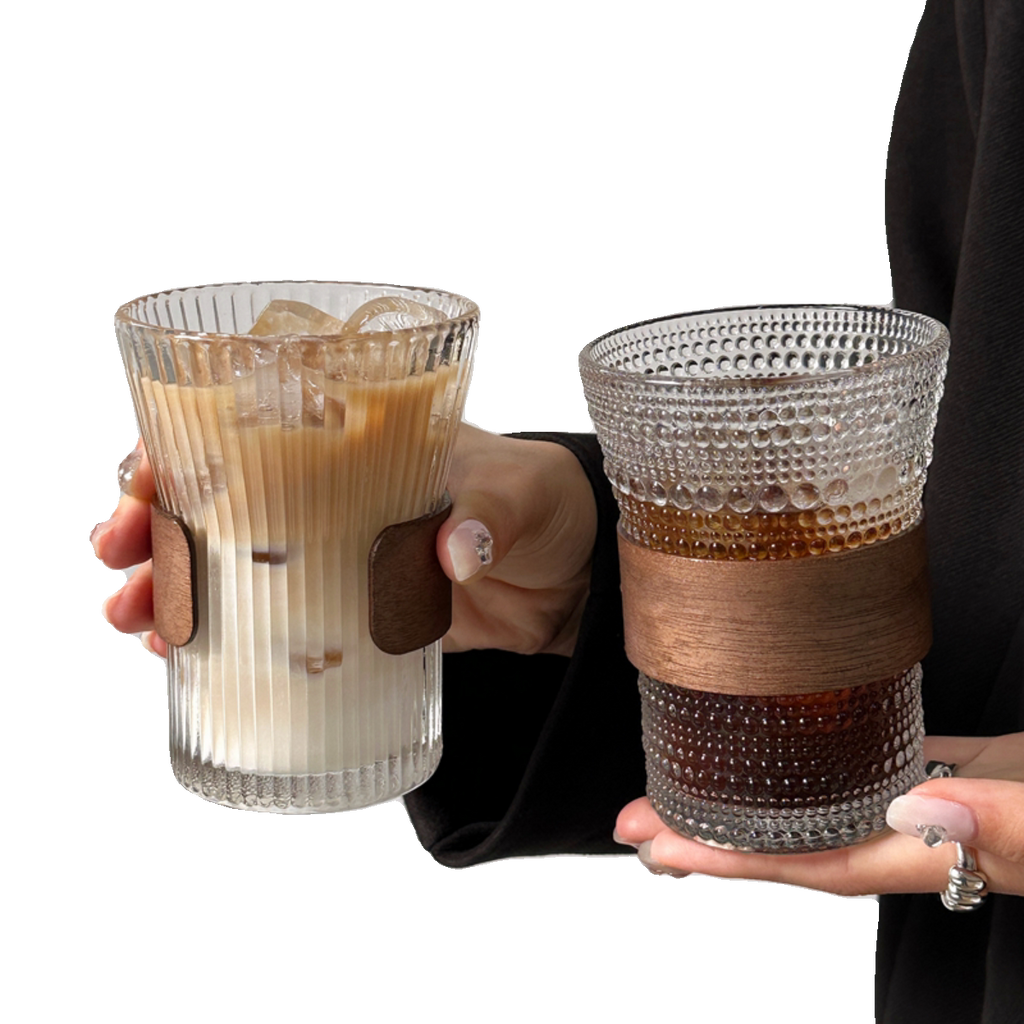 Minimalist Glass Coffee Cup Pour Over Drip Coffee Mug